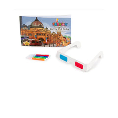 Victoria Activity Book with Markers and 3D Glasses