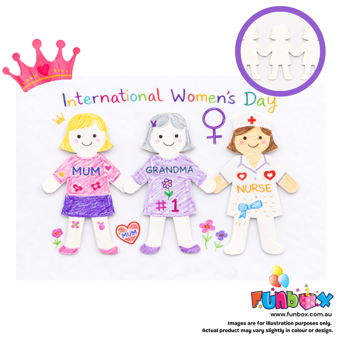 Women Who Inspire Paper Figures - 8 Pack