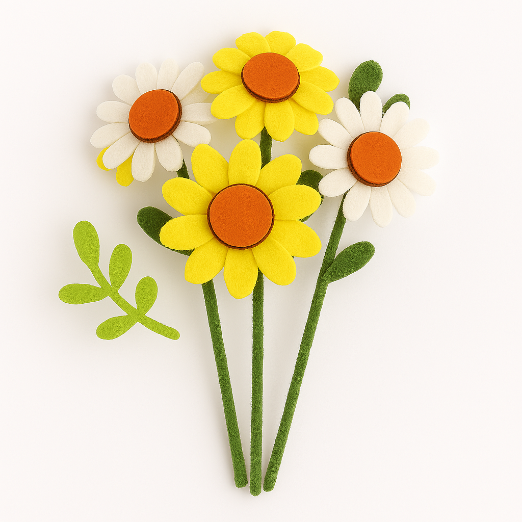 DIY Felt Flower Bunch Kit