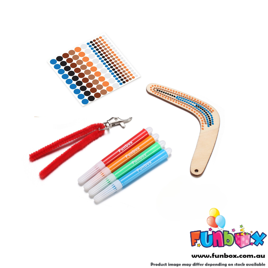 Indigenous Boomerang Bag Tag Kit