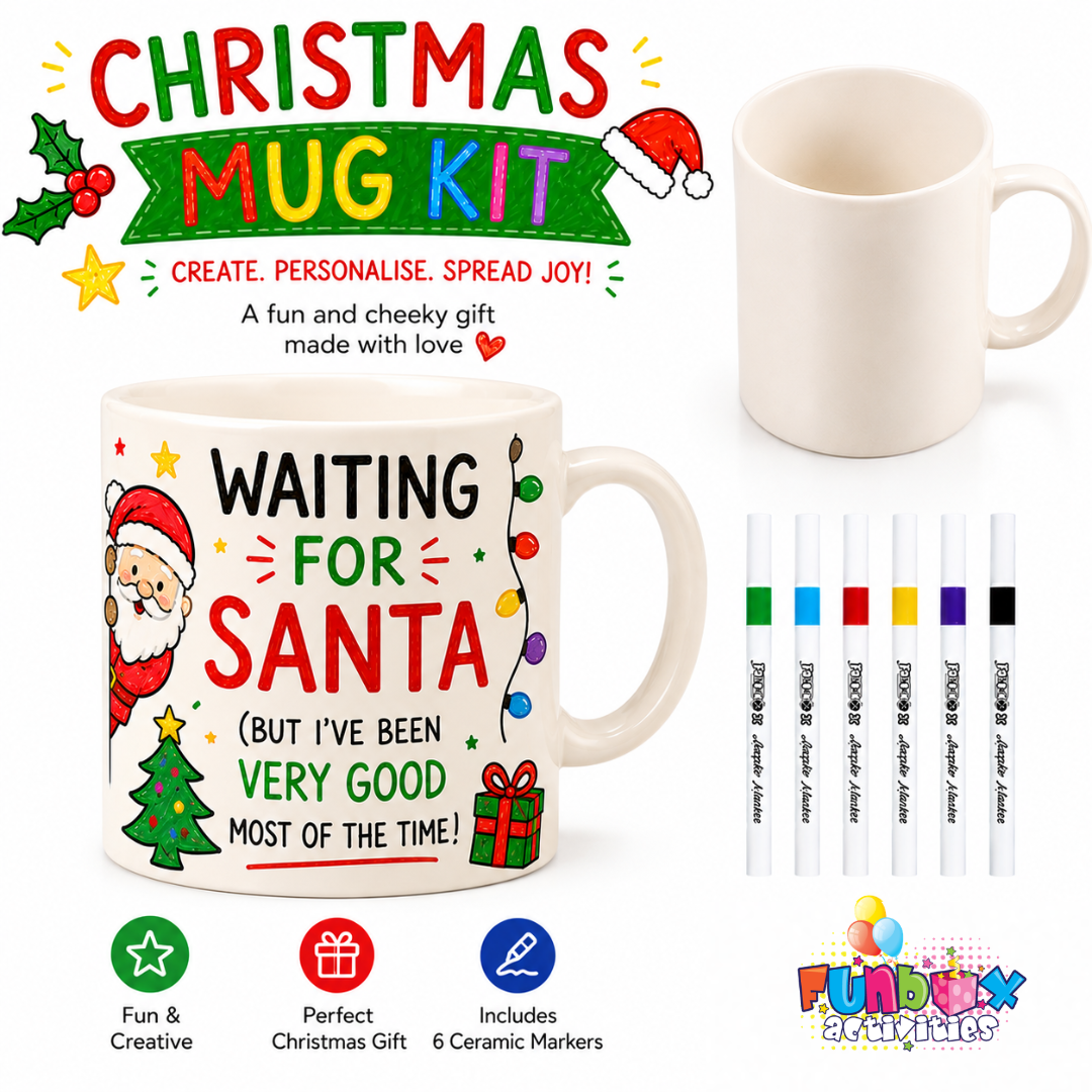 Colour-In Christmas Mug