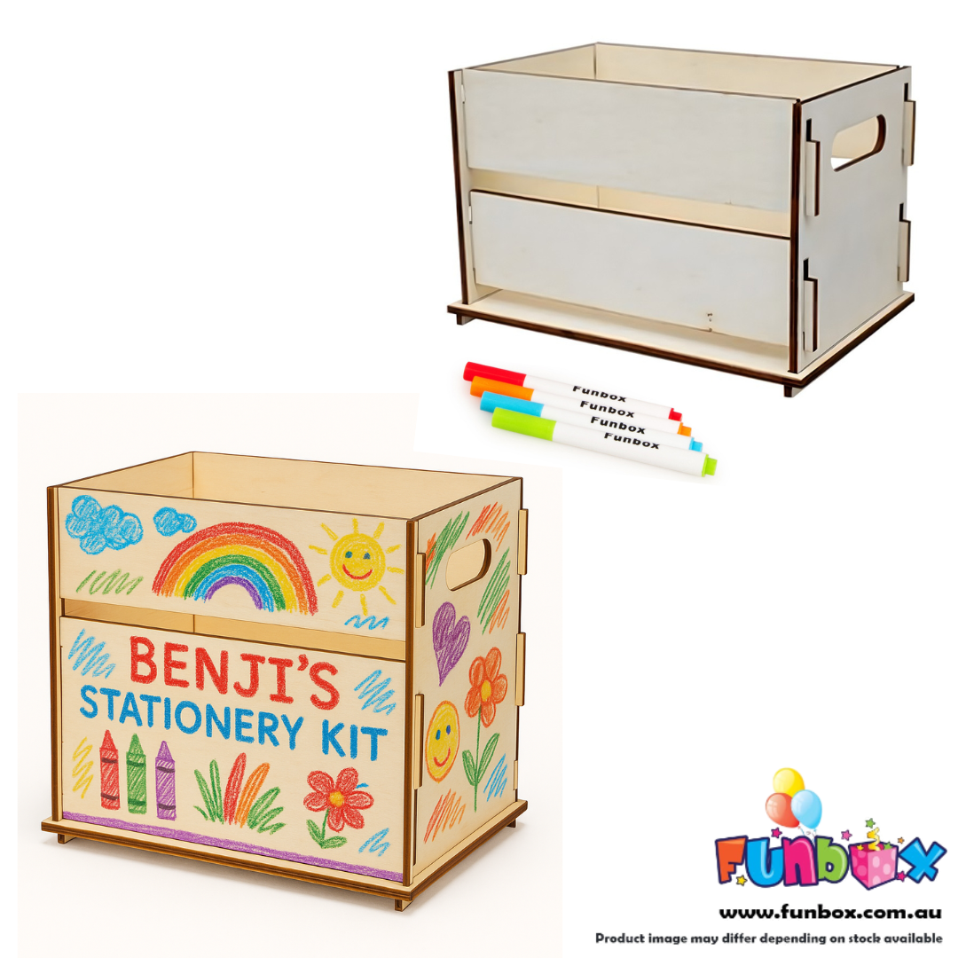 DIY Wooden Stationery Caddy Kit