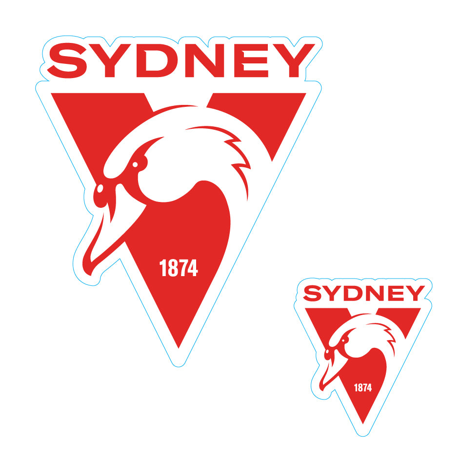 25% OFF BULK BUY SALE! (BULK -100 UNITS) AFL Licensed Team Logo Vinyl Stickers - Choose Your Team!