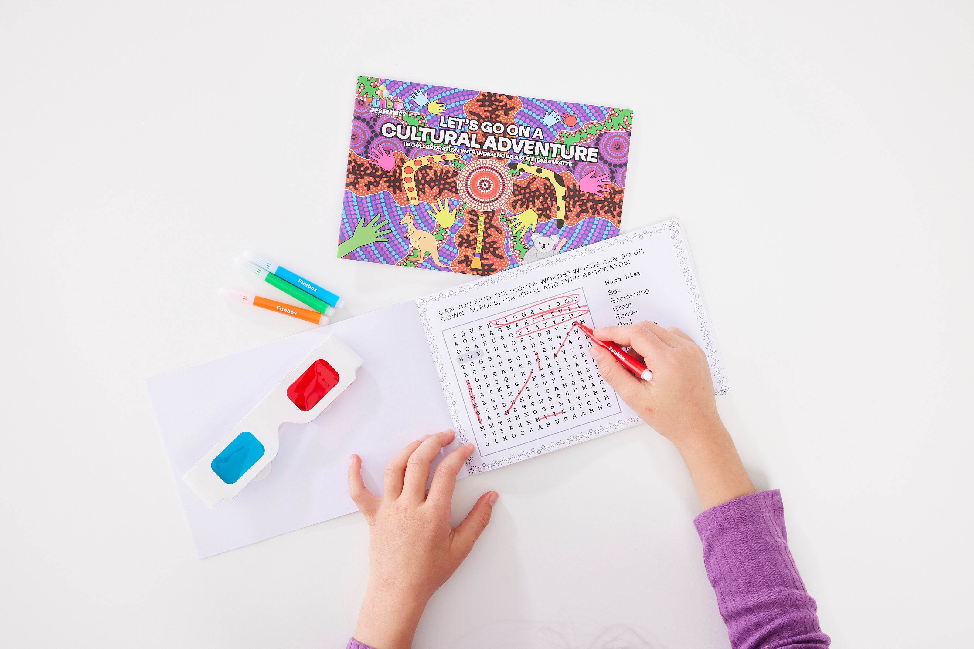 Indigenous Activity Book - "Let's Go On A Cultural Adventure"