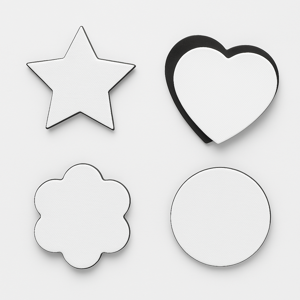 Magnetic Mini Canvas Shapes (48 Units Bulk Buy)