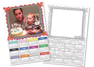 Colour-in Christmas Calendar Kit - Pack of 20