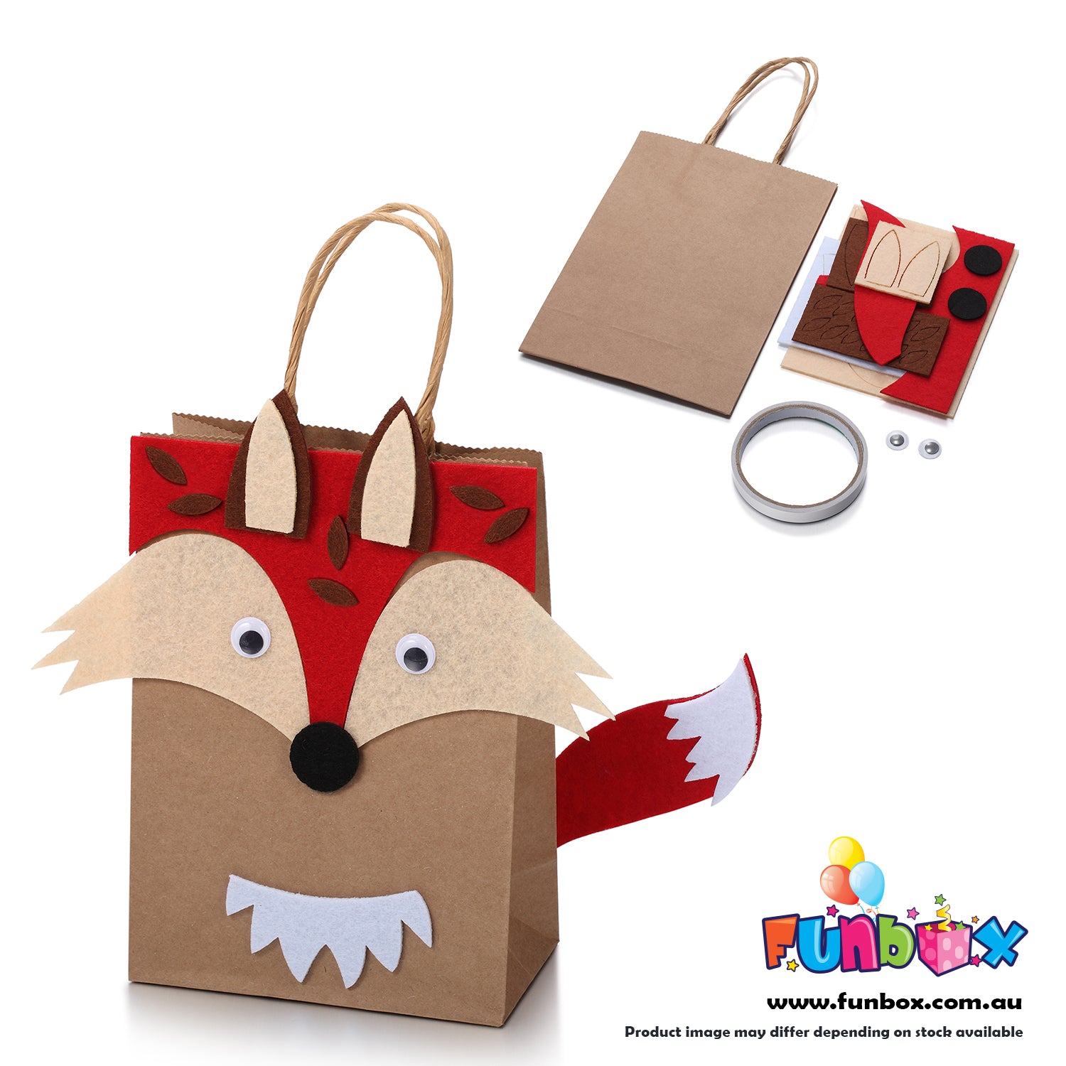 SALE! FROM ONLY $0.99: Fox Paper Bag Kit