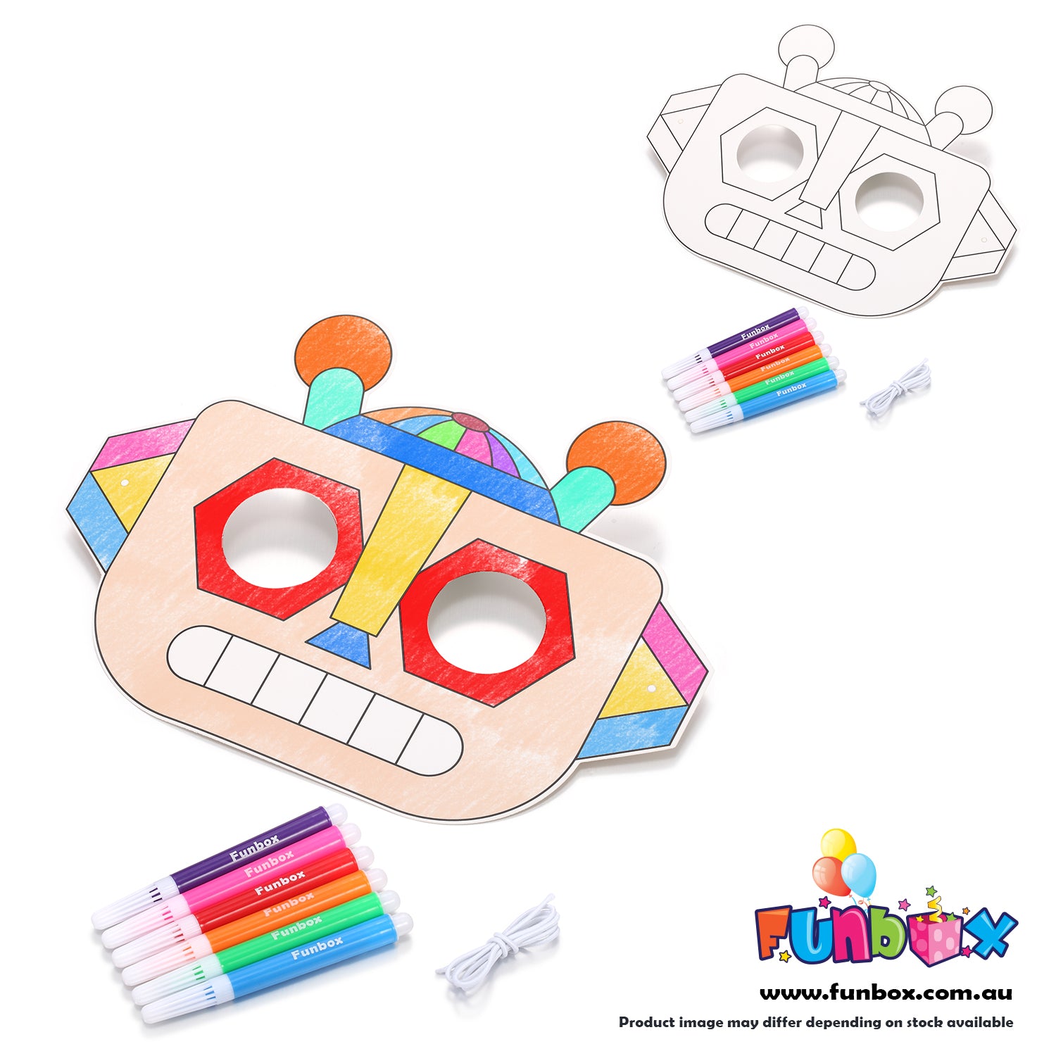 Robot Colour-In Mask with Markers