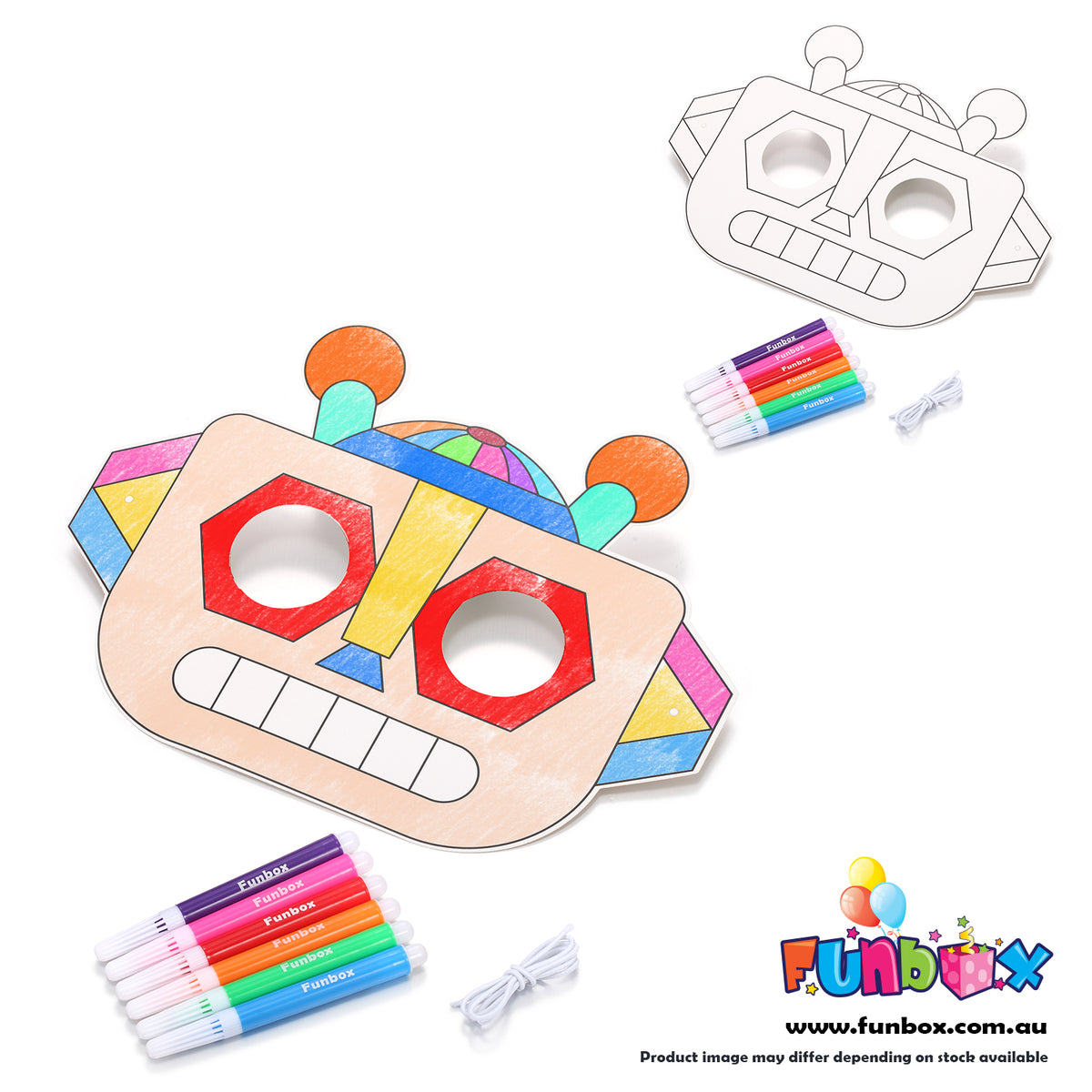 Robot Colour-In Mask with Markers