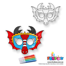 Load image into Gallery viewer, Dragon Colour-In Mask