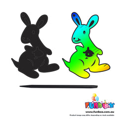 Kangaroo Magic Scratch Art