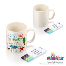 Load image into Gallery viewer, Colour-In Father&#39;s Day Mug