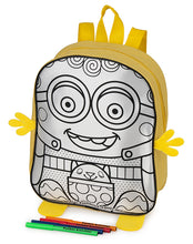 Load image into Gallery viewer, Colour-Me-In Smiley Backpack with Markers