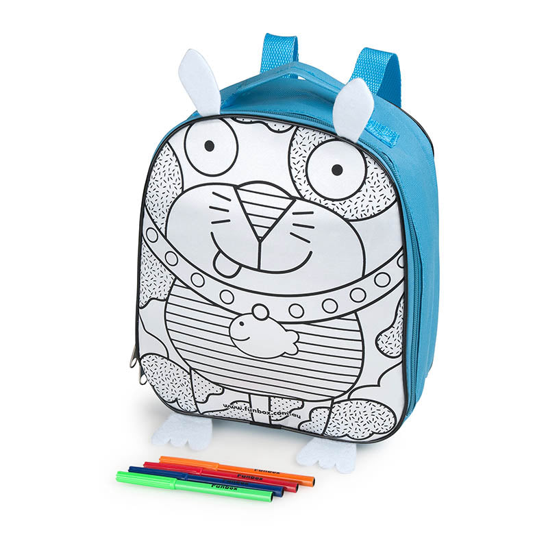 Colour-Me-In Doggy Backpack with Texters