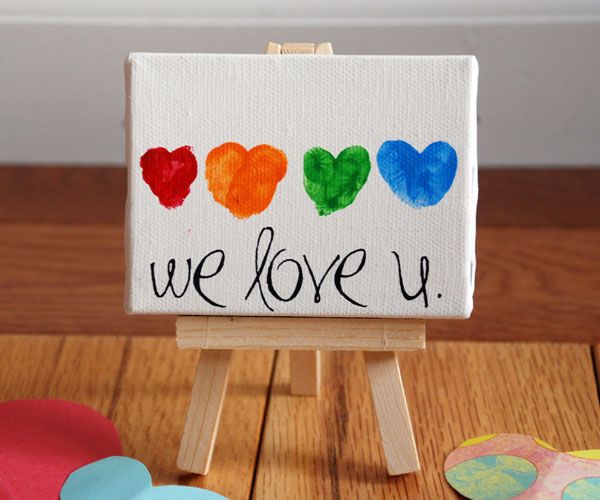 DIY Father's Day Canvas Kit on Easel - Pack of 24 kits
