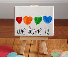 Load image into Gallery viewer, DIY Mother&#39;s Day Canvas Kit on Easel - Pack of 24 kits