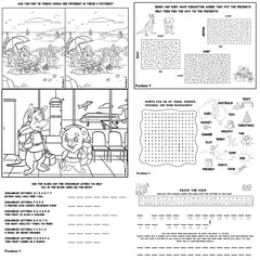 3D Christmas Activity Bag (With Markers)