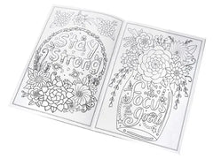 Inspirational Quotes Activity & Colouring Book - (BULK - 48 units)