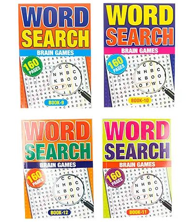 Adult Activity Book - Word Search 160 page - BULK BUY