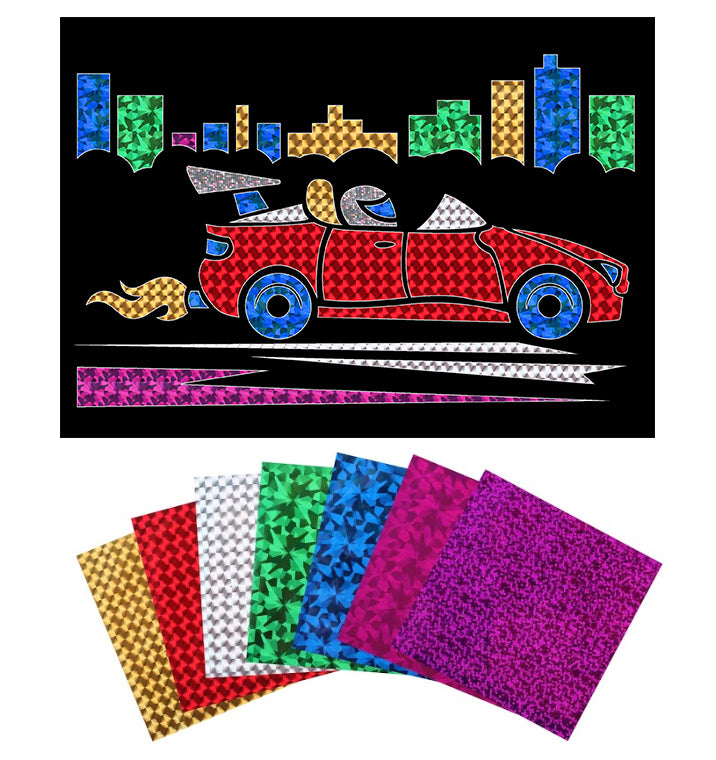 Racing Car Foil Art Kit