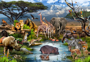 Dreaming of Africa 1000 Piece Puzzle