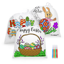 Load image into Gallery viewer, Easter Colour-In Drawstring Bag Kits