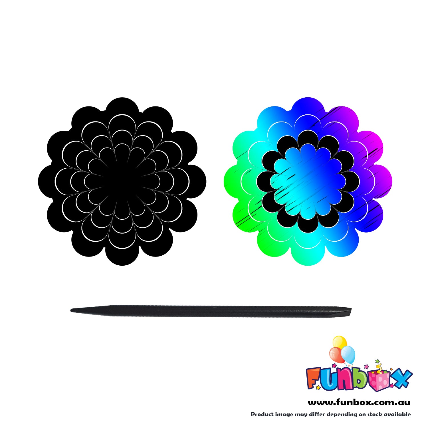 Flower Magic Scratch Art