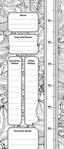 Colour-In Height Chart Kit