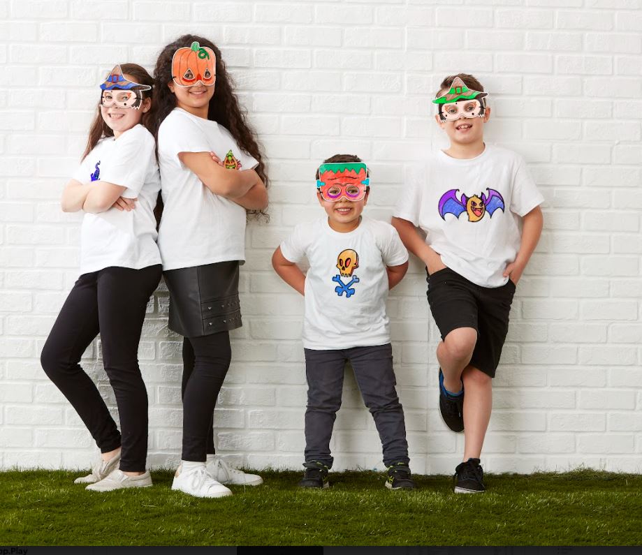 Halloween Spider Colour-In Mask