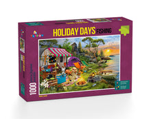 Load image into Gallery viewer, Holiday Days - Fishing Puzzle 1000 Piece Puzzle