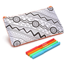 Load image into Gallery viewer, Colour-In Indigenous Pencil Case