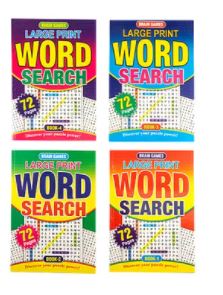 Adult Activity Book - Word Search 72 page - BULK BUY