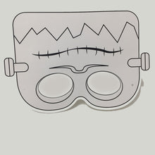 Load image into Gallery viewer, Halloween Monster Colour-In Mask