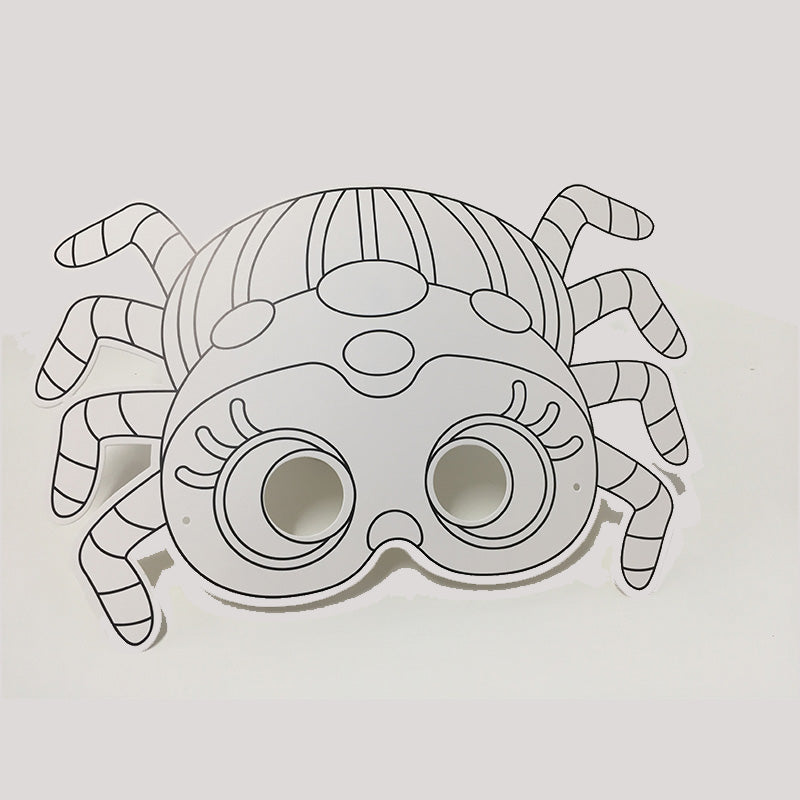 Halloween Spider Colour-In Mask