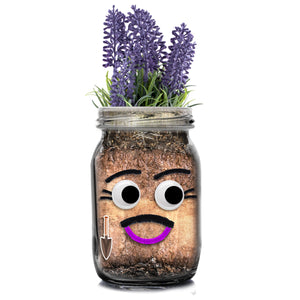 DIY Flower Head Planting Jar Kit