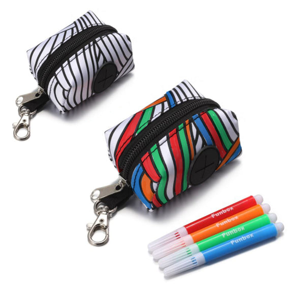 Colour-In Pet Waste Bag Holder Kit