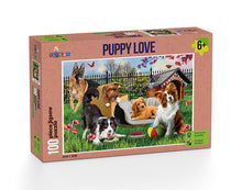 Load image into Gallery viewer, Puppy Love Jigsaw 100 Piece Puzzle