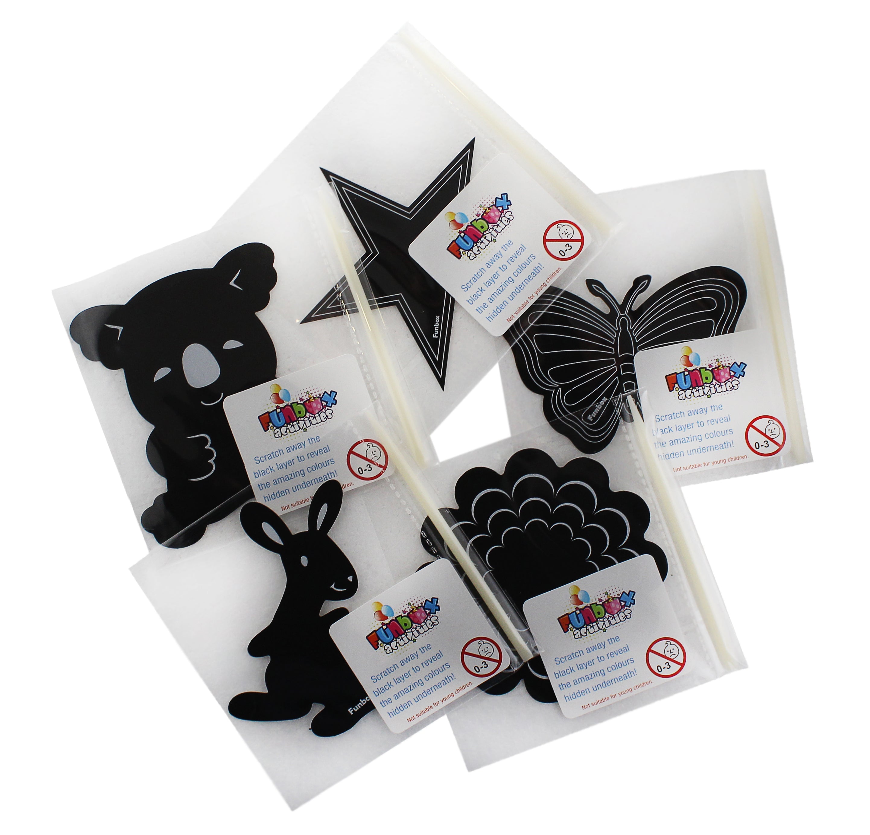 Leaf Magic Scratch Art - Mixed Designs