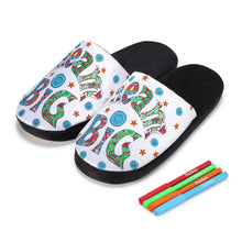Load image into Gallery viewer, Colour-In Dream Big Slippers