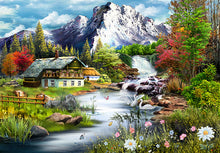 Load image into Gallery viewer, Perfect Places - The Mountain View Jigsaw 1000 Piece Puzzle