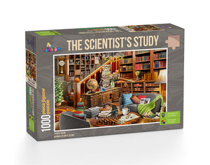 The Scientist's Study 1000 Piece Puzzle