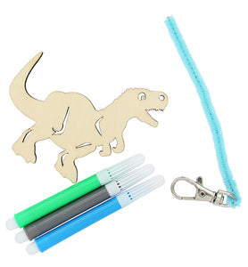 Dinosaur Tyrannosaurus Bag Tag Kit