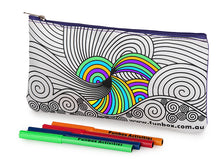Load image into Gallery viewer, Colour-In Swirl Pencil Case