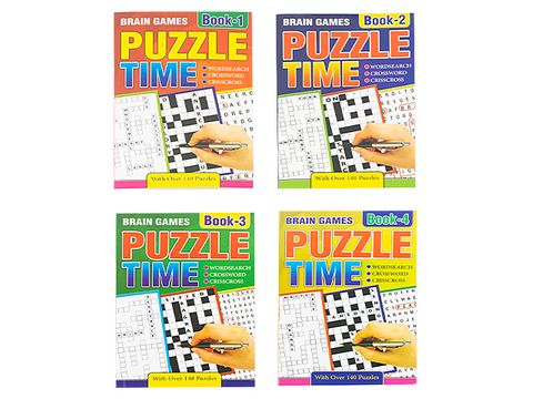 Adult Activity Book - Puzzle Time - BULK BUY