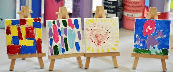 Design your Own MINI Canvas Kit on Easel - Pack of 12