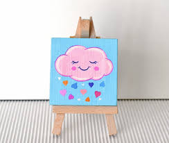 Design your Own MINI Canvas Kit on Easel - Pack of 12