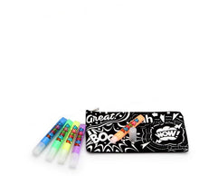 Load image into Gallery viewer, Colour-In Velvet Art Pencil Case