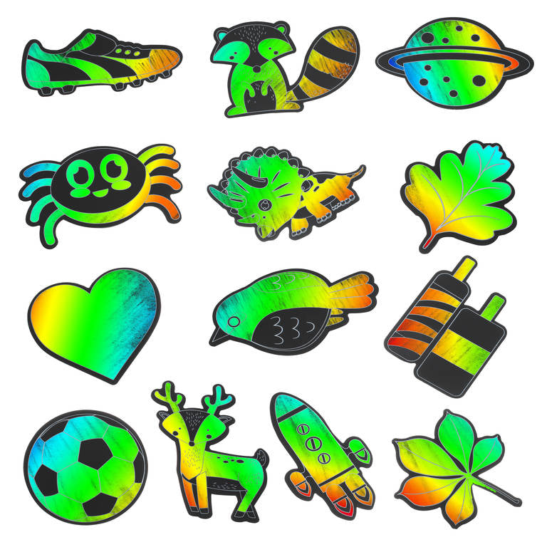 Raccoon Magic Scratch Art