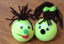 Load image into Gallery viewer, Tennis Ball Puppet Kit